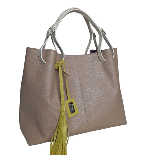 Bolso en cuero para mujer Adelle Taupe