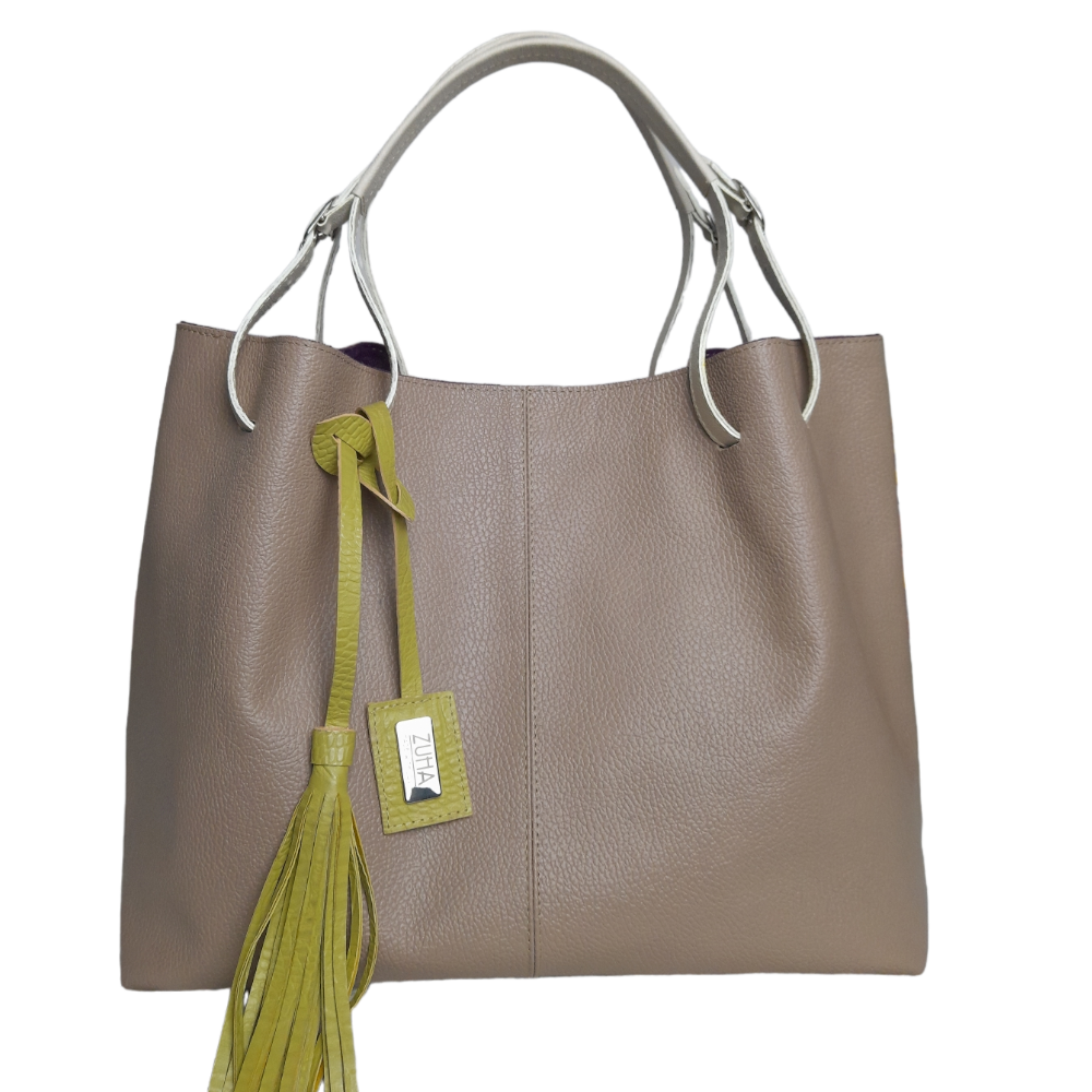 Bolso en cuero para mujer Adelle Taupe