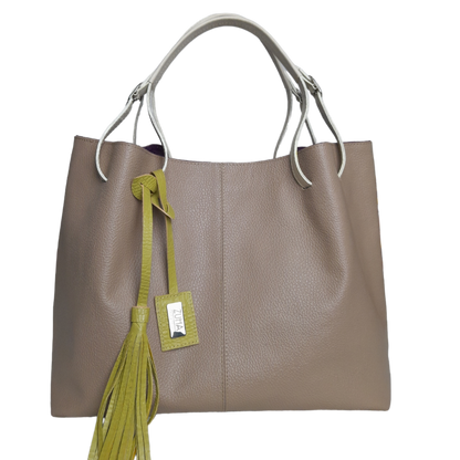 Bolso en cuero para mujer Adelle Taupe