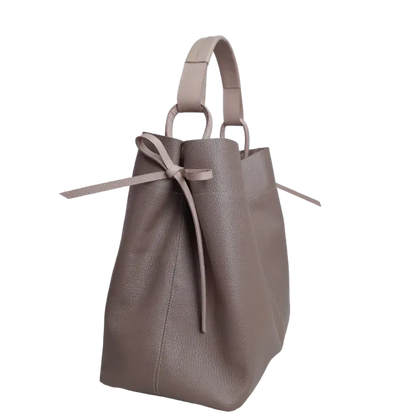 Bolso en cuero para mujer Aubrey Taupe