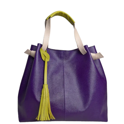 Bolso en cuero para mujer Eleanor Morado