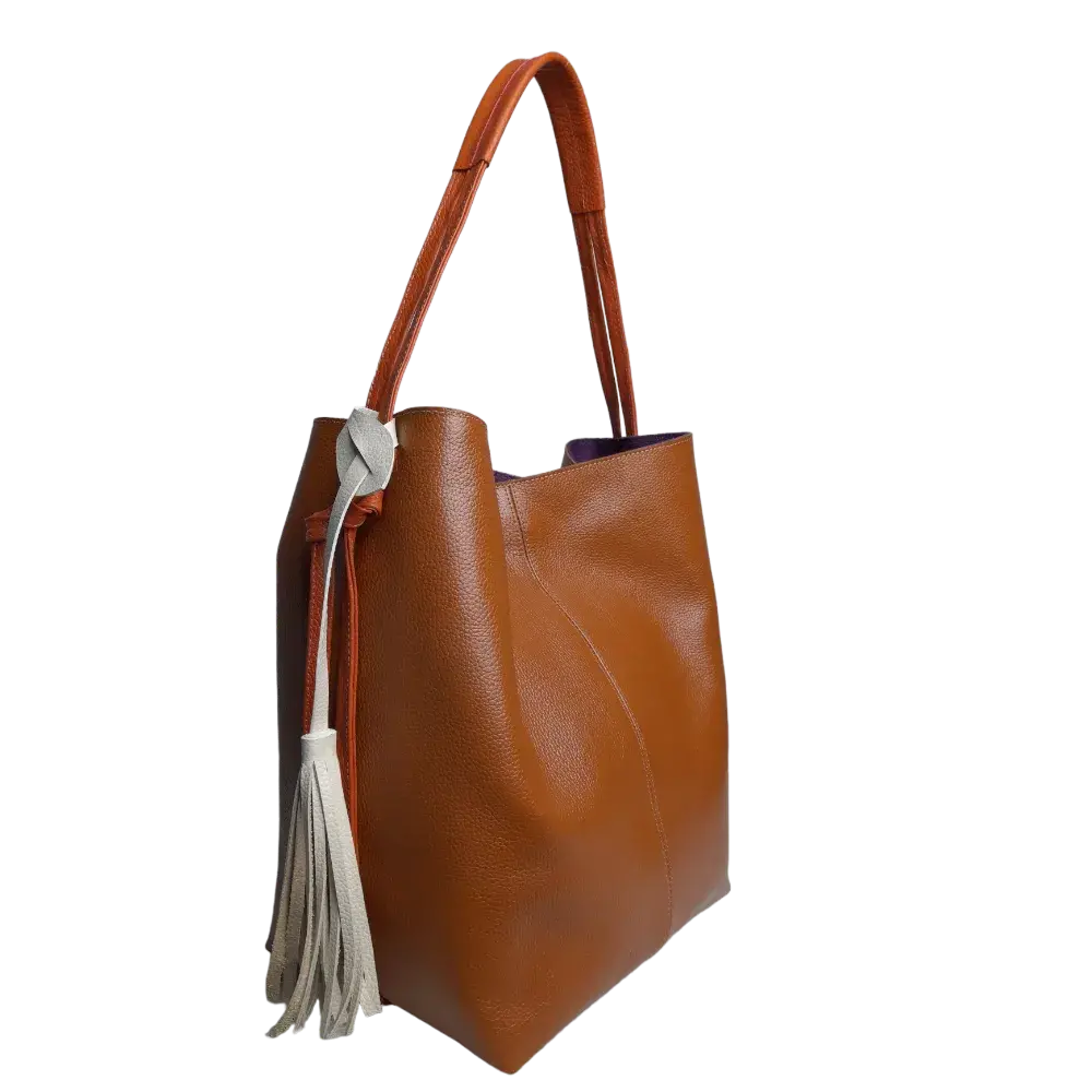 Bolso en cuero para mujer Grace Miel