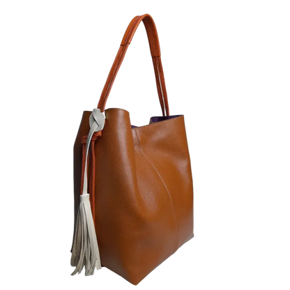 Bolso en cuero para mujer Grace Miel