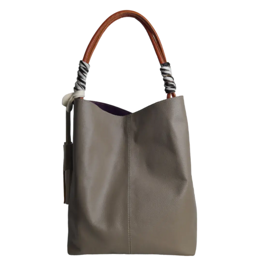 Leah Taupe Women's Leather Bag