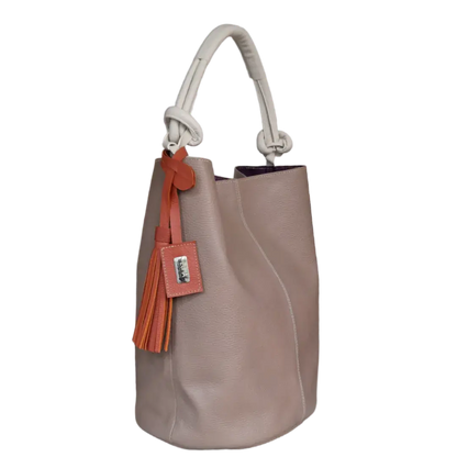 Bolso en cuero para mujer Olivia Taupe