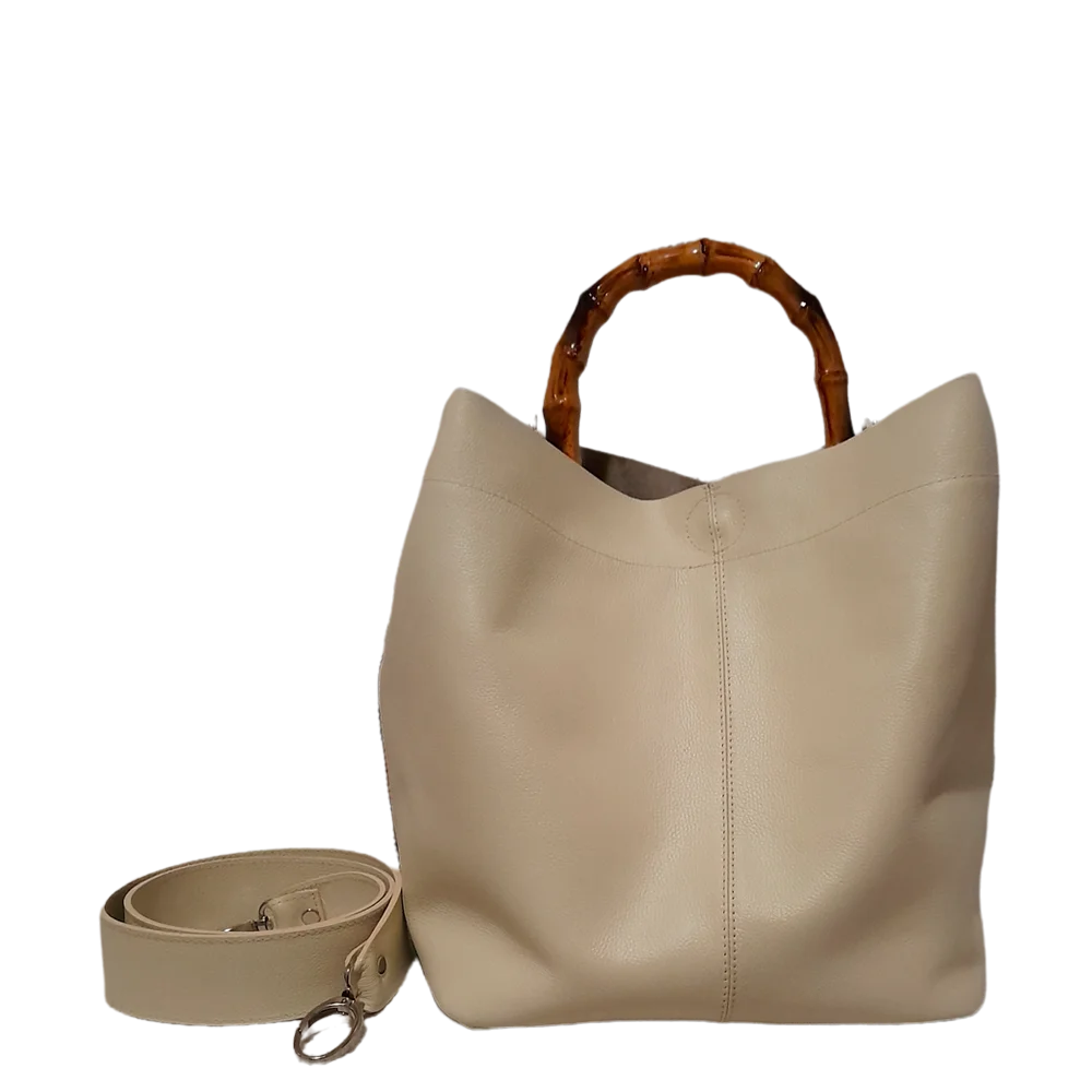 Claire Jaguar women's leather bag with talcum powder