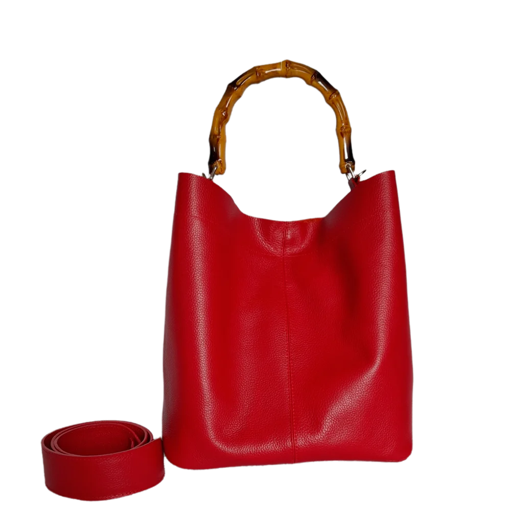 Claire Red Women's Leather Bag