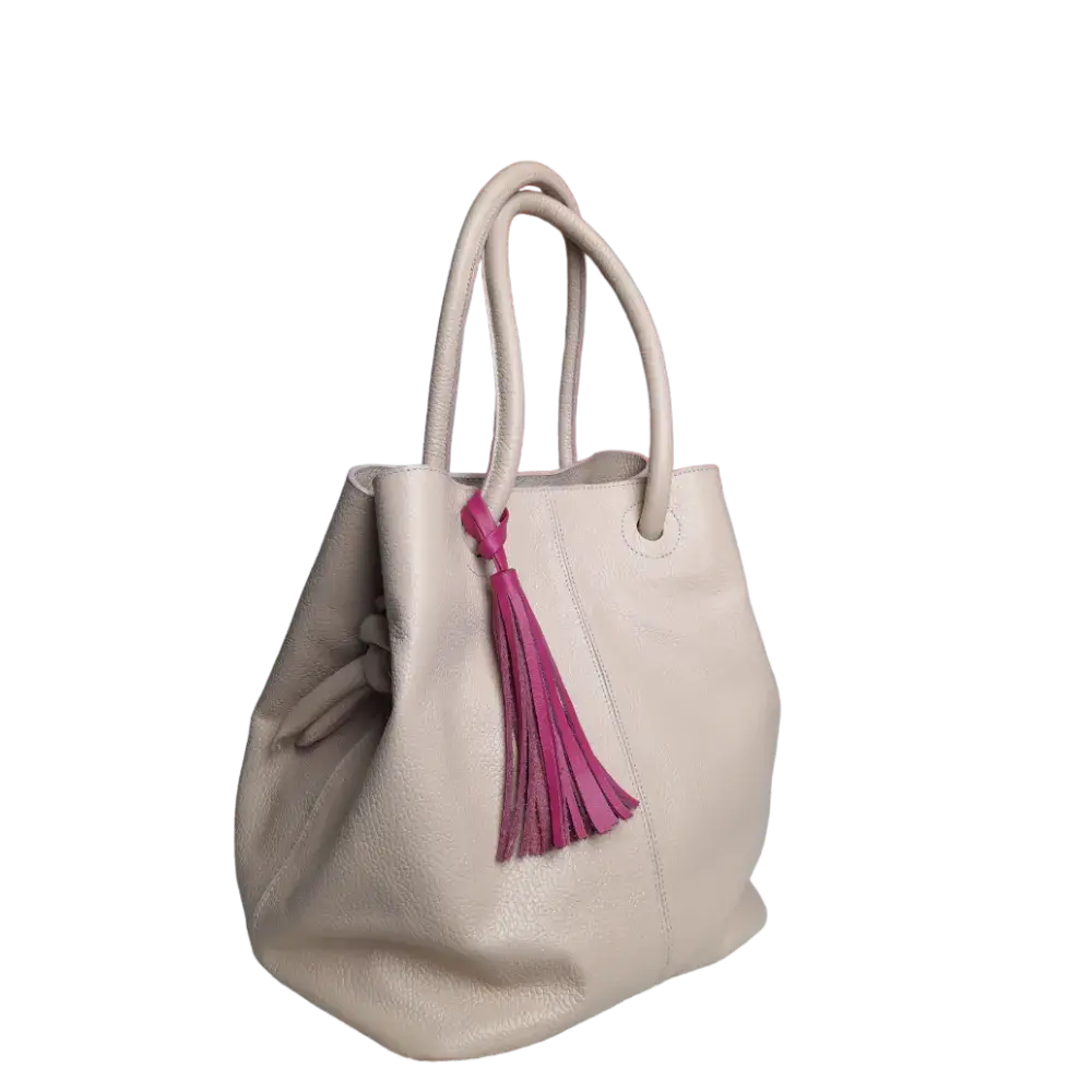 Bolso en cuero para mujer Brigitte Nude