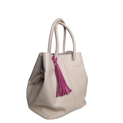 Bolso en cuero para mujer Brigitte Nude