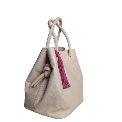 Bolso en cuero para mujer Brigitte Nude