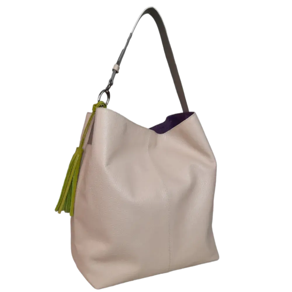 Bolso en cuero para mujer Serenity Nude