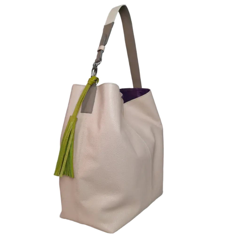 Bolso en cuero para mujer Serenity Nude