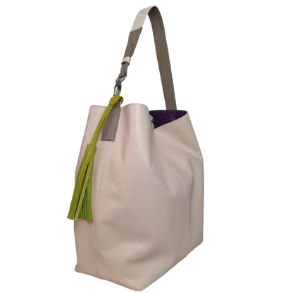 Bolso en cuero para mujer Serenity Nude